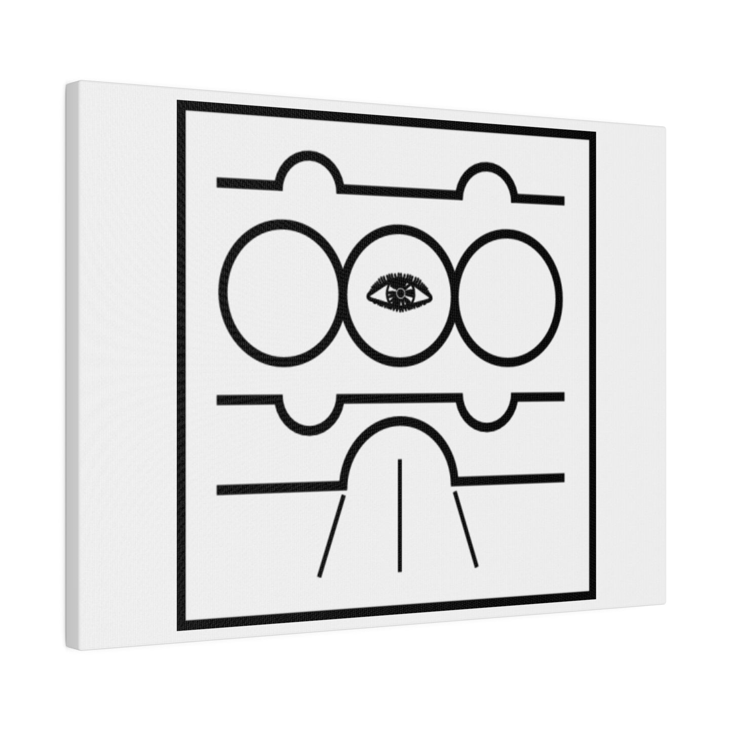 Humanity - Creation-Energy Teaching Symbols - Matte Canvas, Stretched, 0.75"