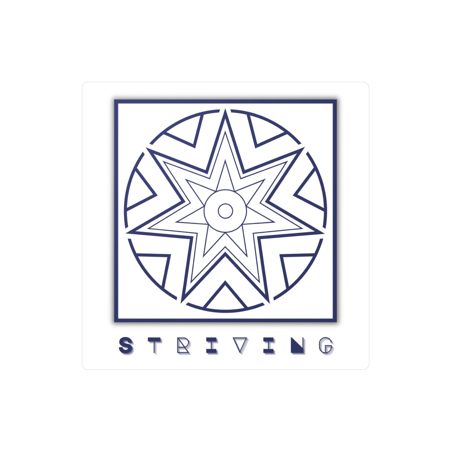 Symbols of the Creation-Energy Teaching - DECAL *Striving / Streben* (purple)