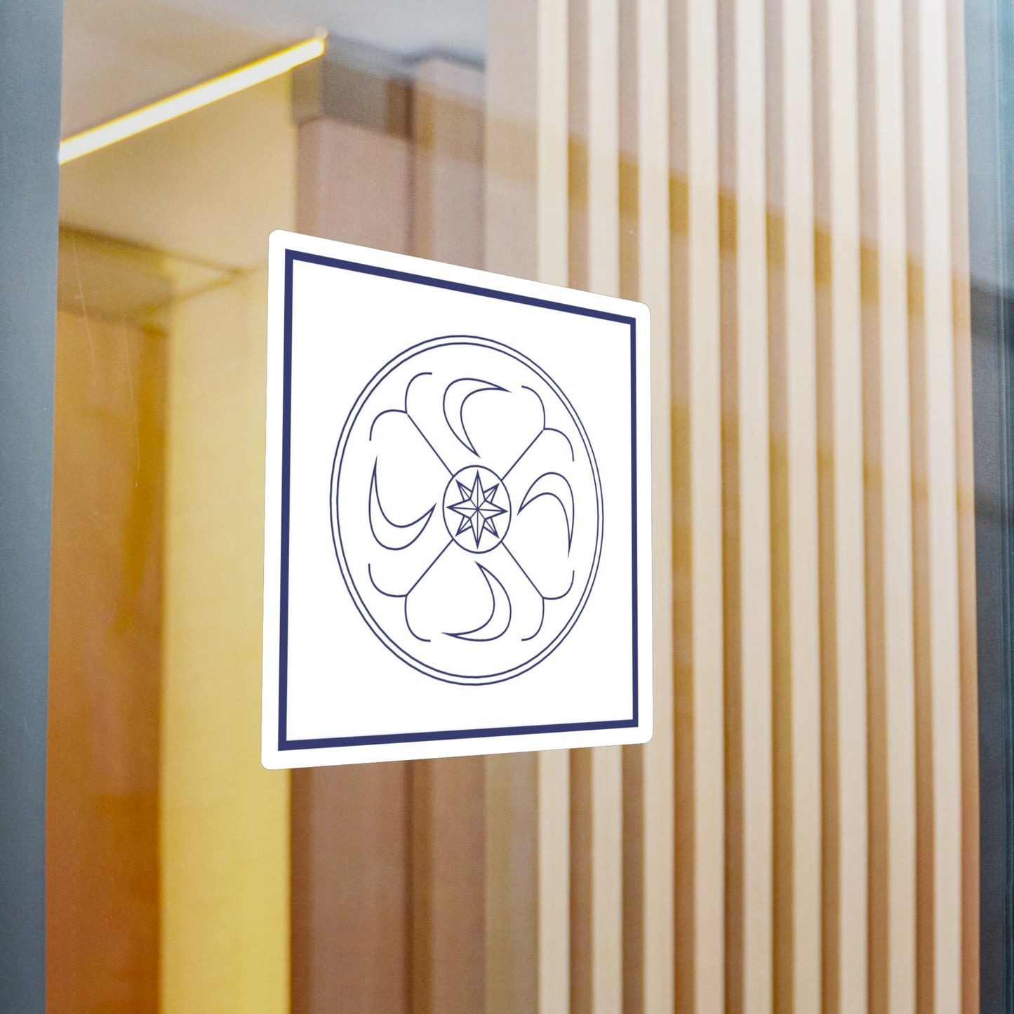SEIN/BEING Sticker (Blue/White) Symbol Only