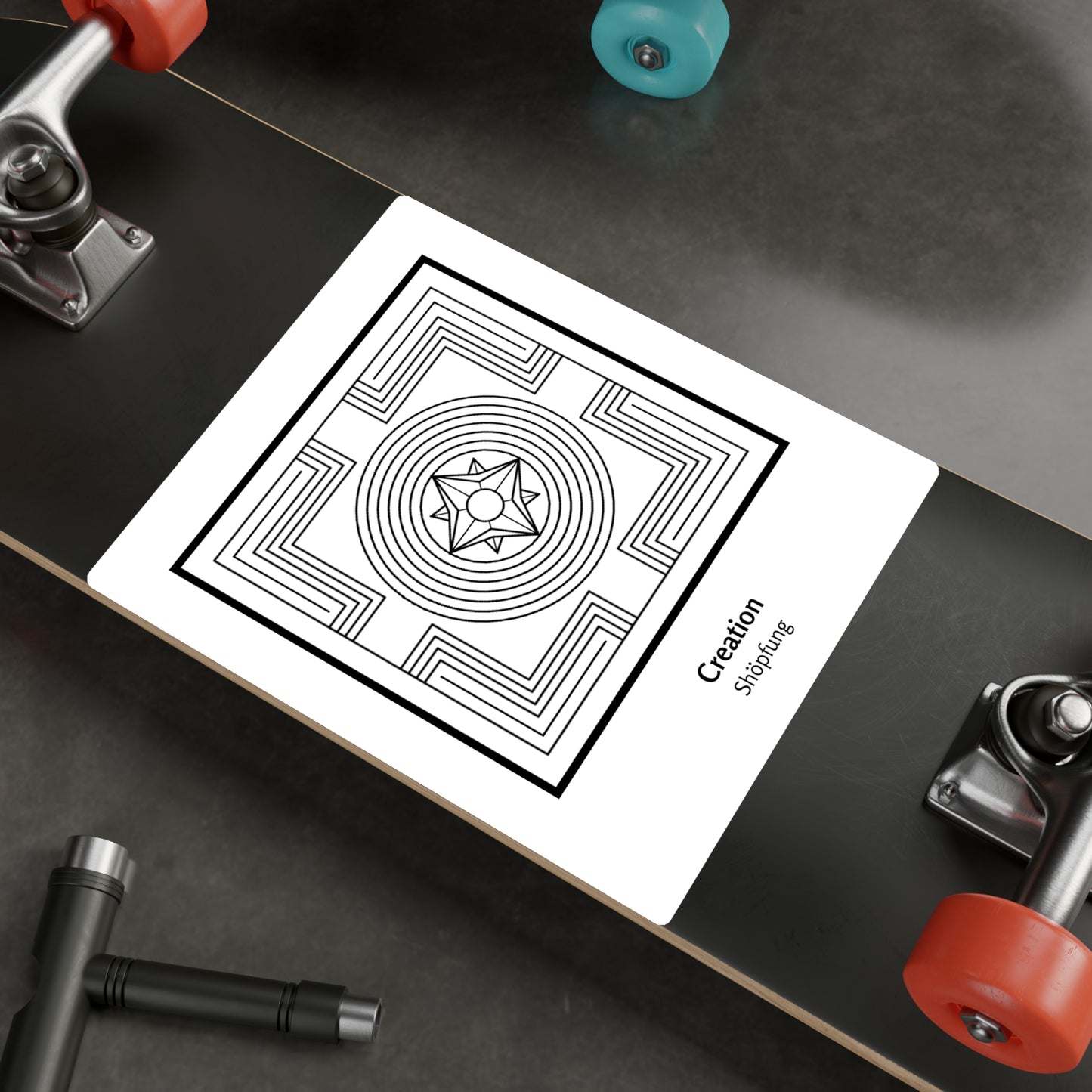 Creation/Shopfung Symbol Decal (Black/White)