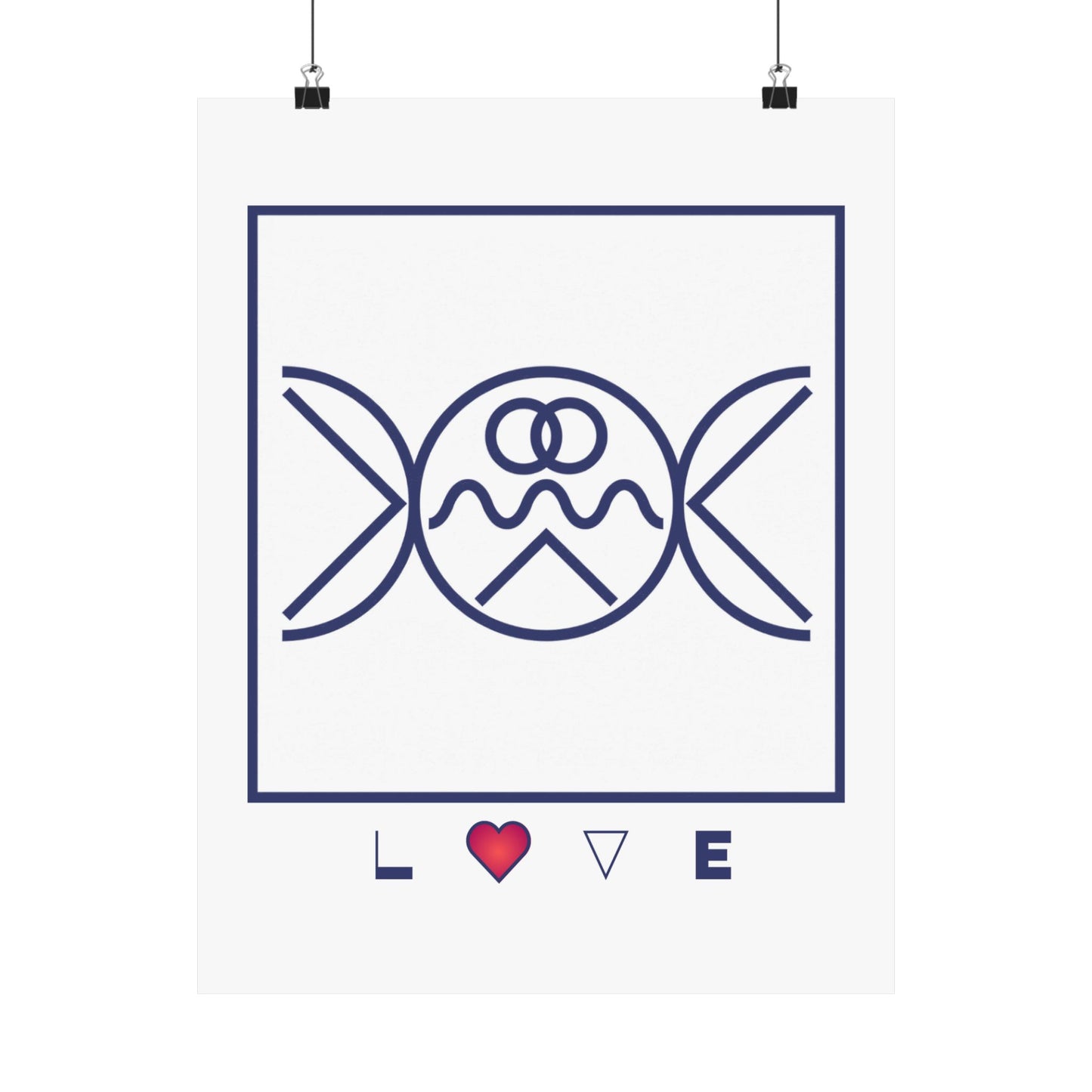 *Love/Liebe* Creation-Energy Inspired Poster