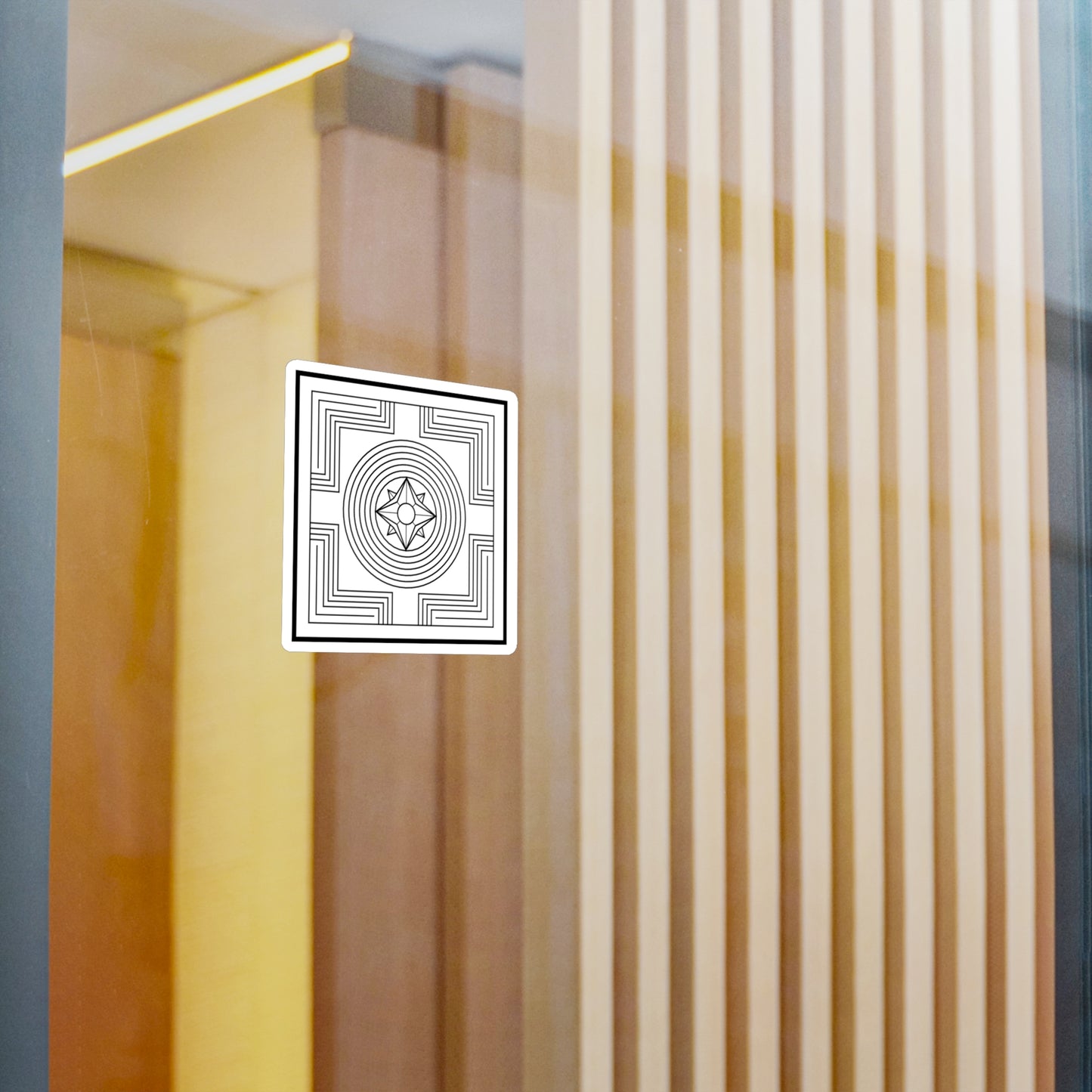 Creation / Shopfung Symbol Decal (Black/White) Not Transparent