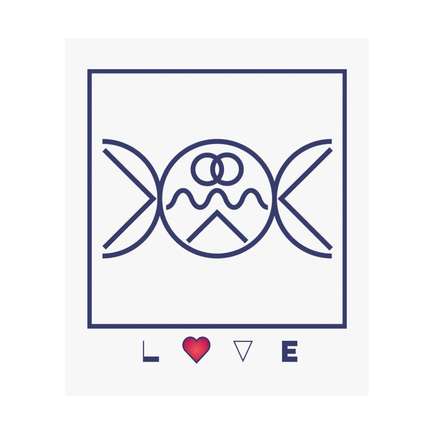 *Love/Liebe* Creation-Energy Inspired Poster
