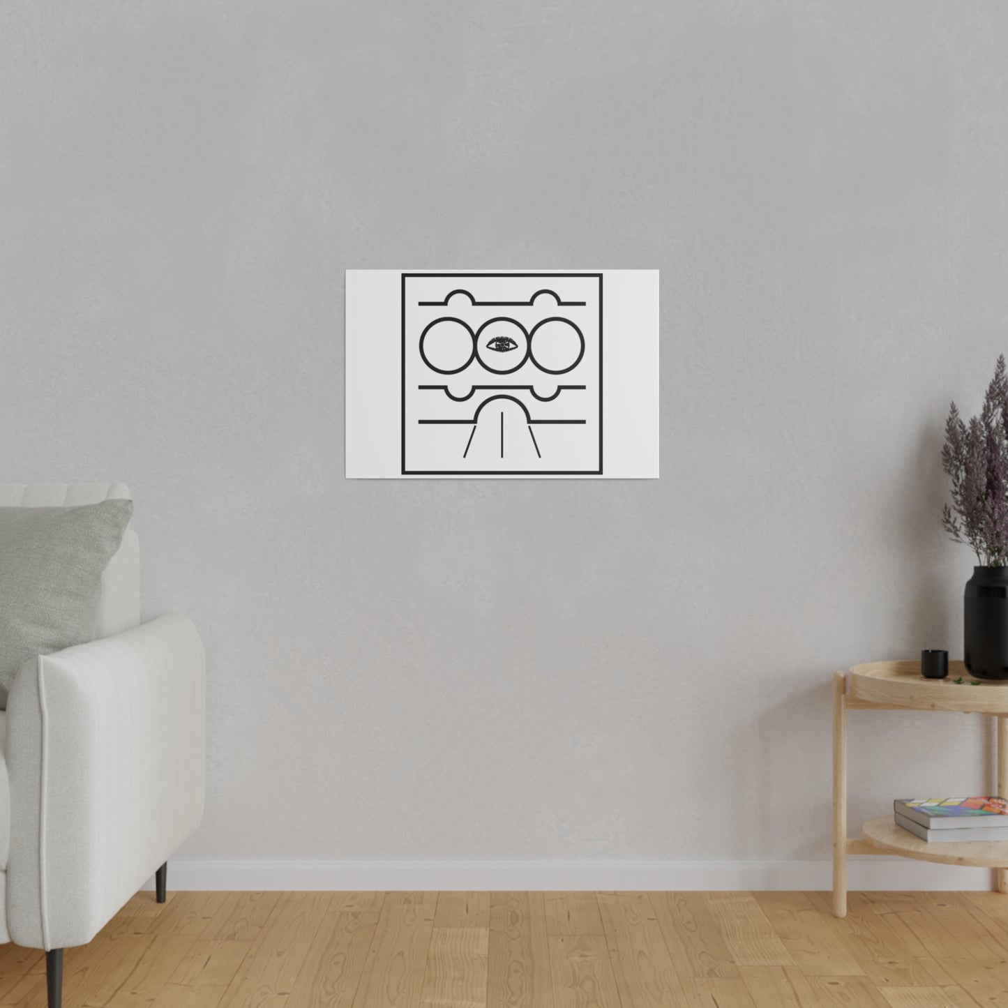 Humanity - Creation-Energy Teaching Symbols - Matte Canvas, Stretched, 0.75"