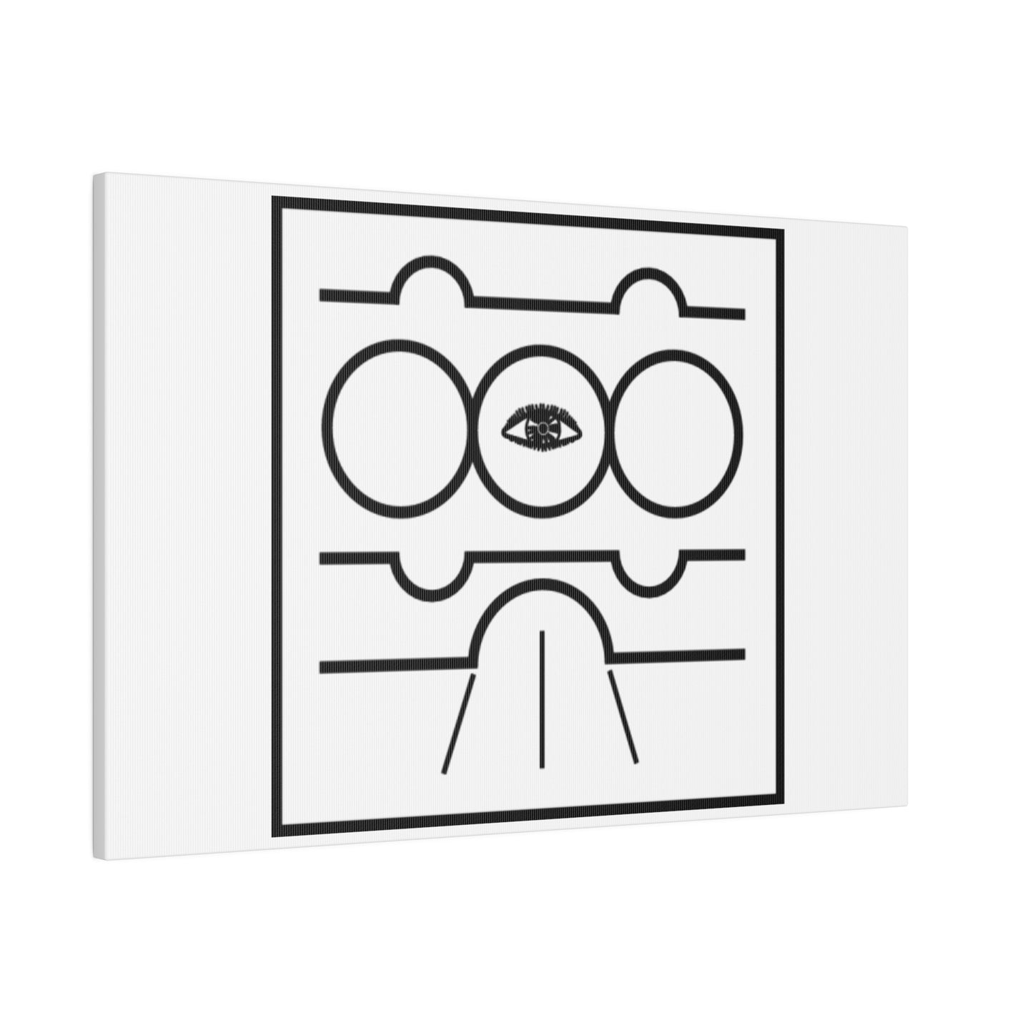Humanity - Creation-Energy Teaching Symbols - Matte Canvas, Stretched, 0.75"