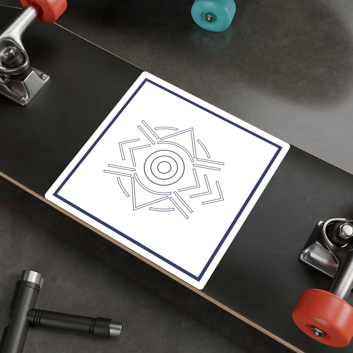 Verantwortung/Responsibility Sticker (Blue/White) Symbol Only