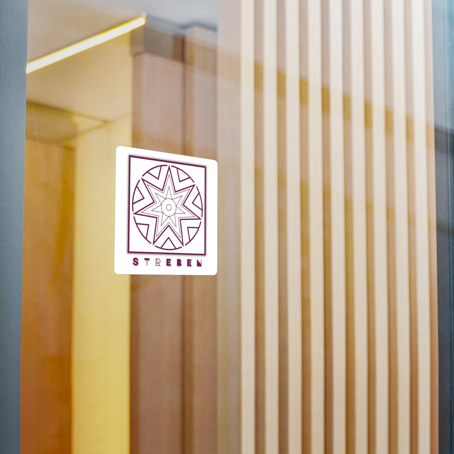 Symbols of the Creation-Energy Teaching - DECAL *Streben / Striving* (red/maroon)