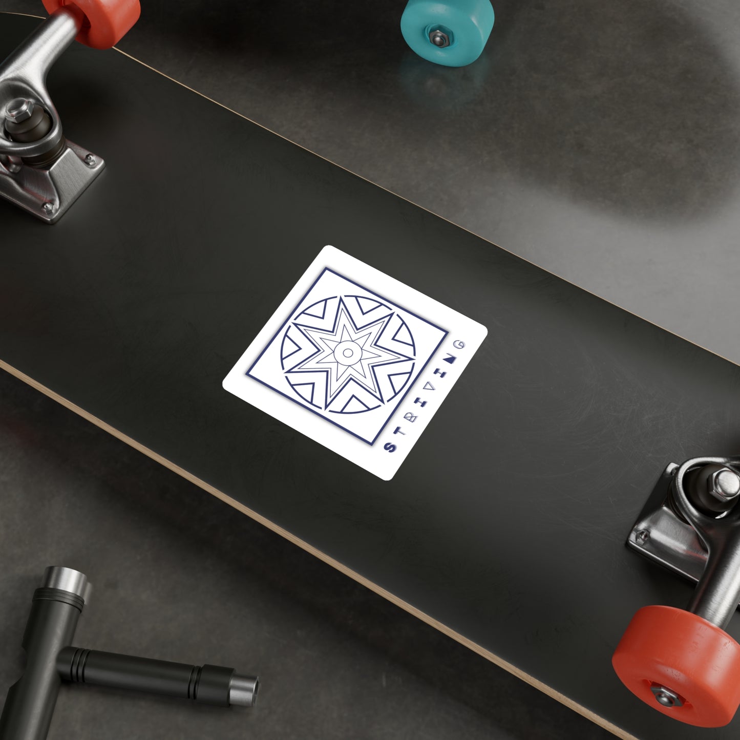 Symbols of the Creation-Energy Teaching - DECAL *Striving / Streben* (purple)