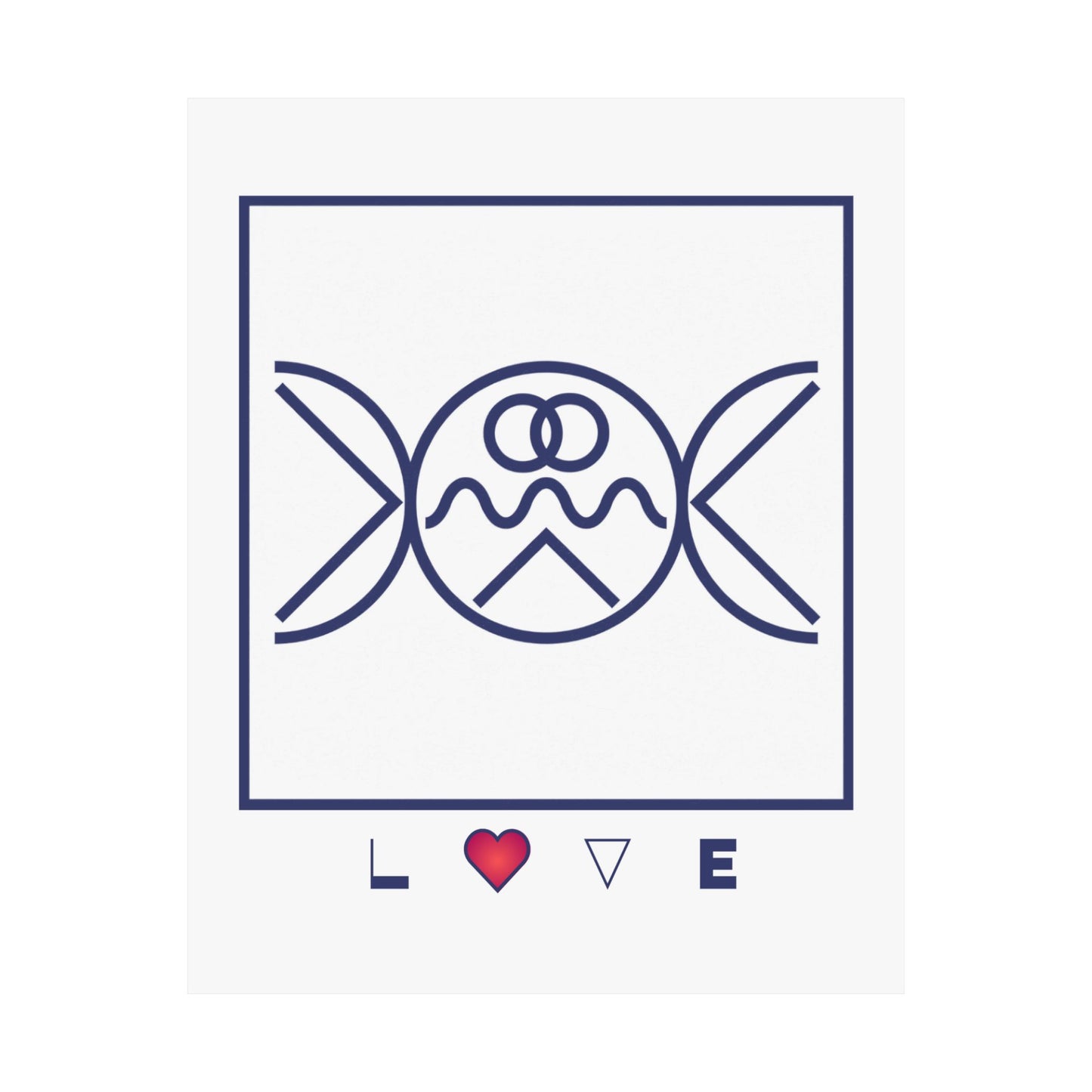 *Love/Liebe* Creation-Energy Inspired Poster