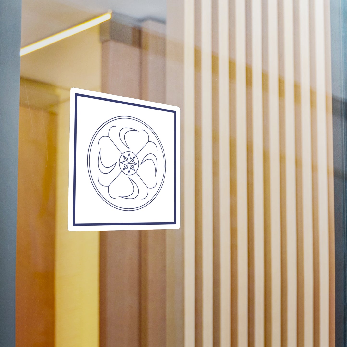 SEIN/BEING Sticker (Blue/White) Symbol Only