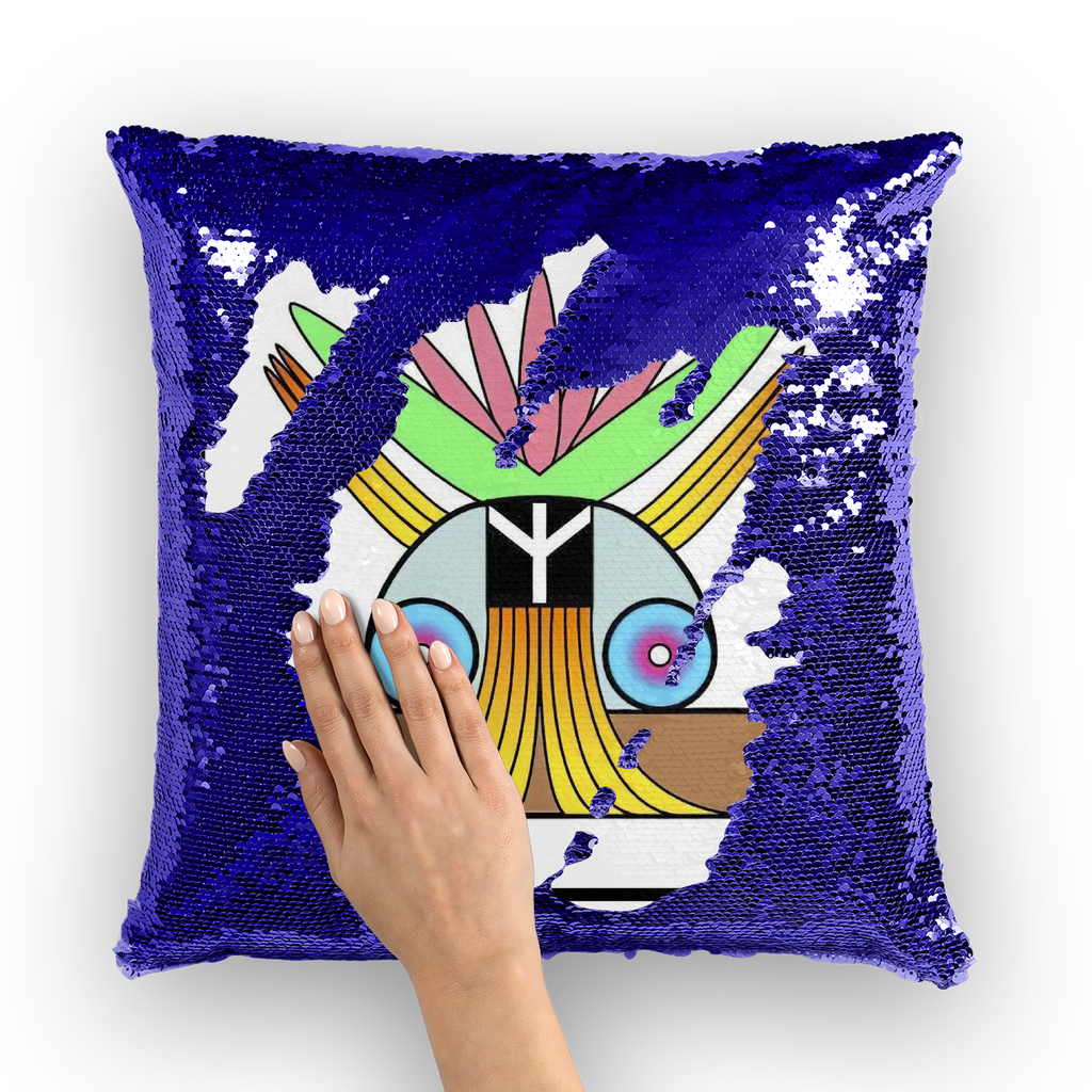 BEAM *Peace* Collection Sequin Cushion Cover