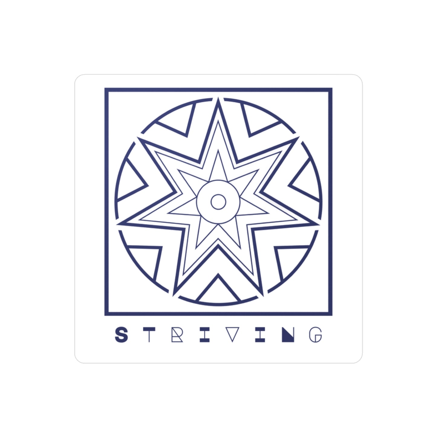 Symbols of the Creation-Energy Teaching - DECAL *Streben / Striving* (purple)