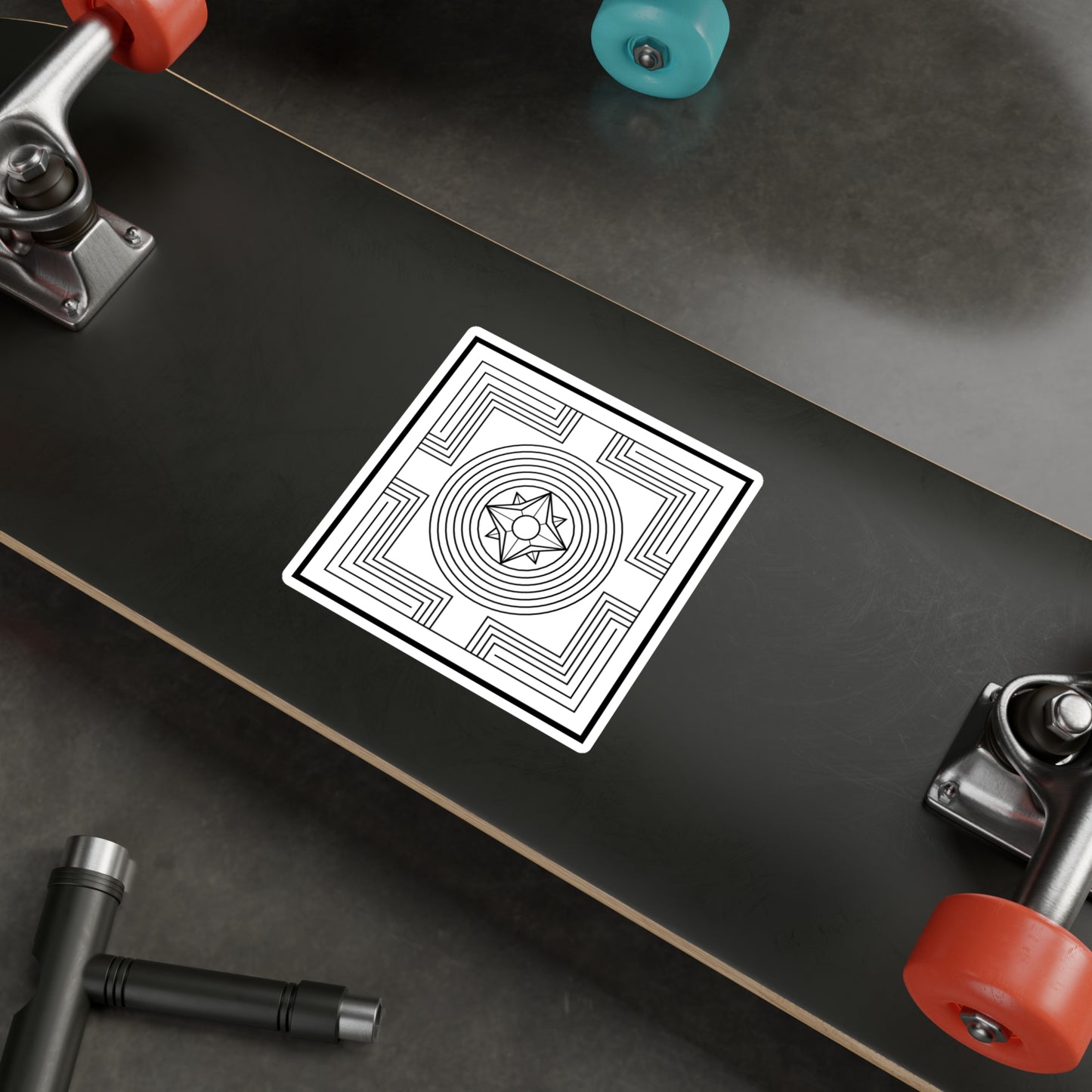 Creation / Shopfung Symbol Decal (Black/White) Not Transparent