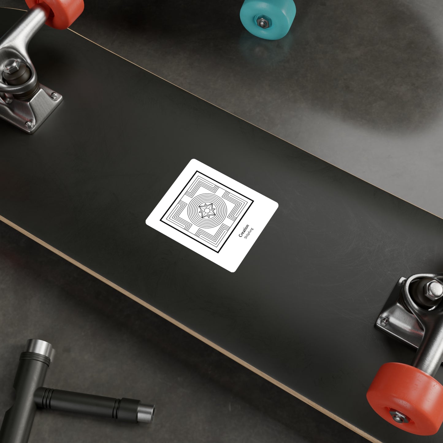 Creation/Shopfung Symbol Decal (Black/White)