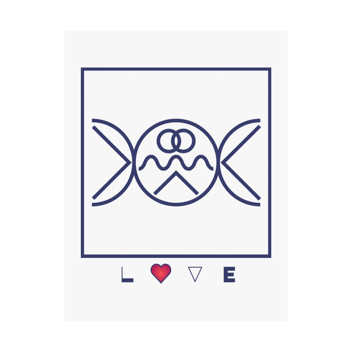 *Love/Liebe* Creation-Energy Inspired Poster