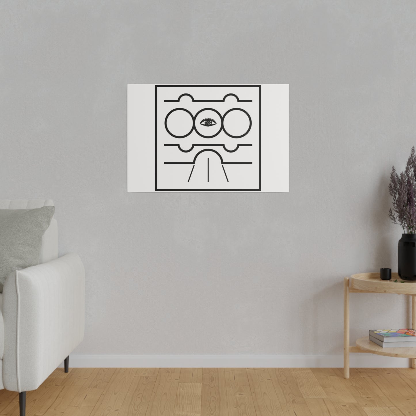 Humanity - Creation-Energy Teaching Symbols - Matte Canvas, Stretched, 0.75"