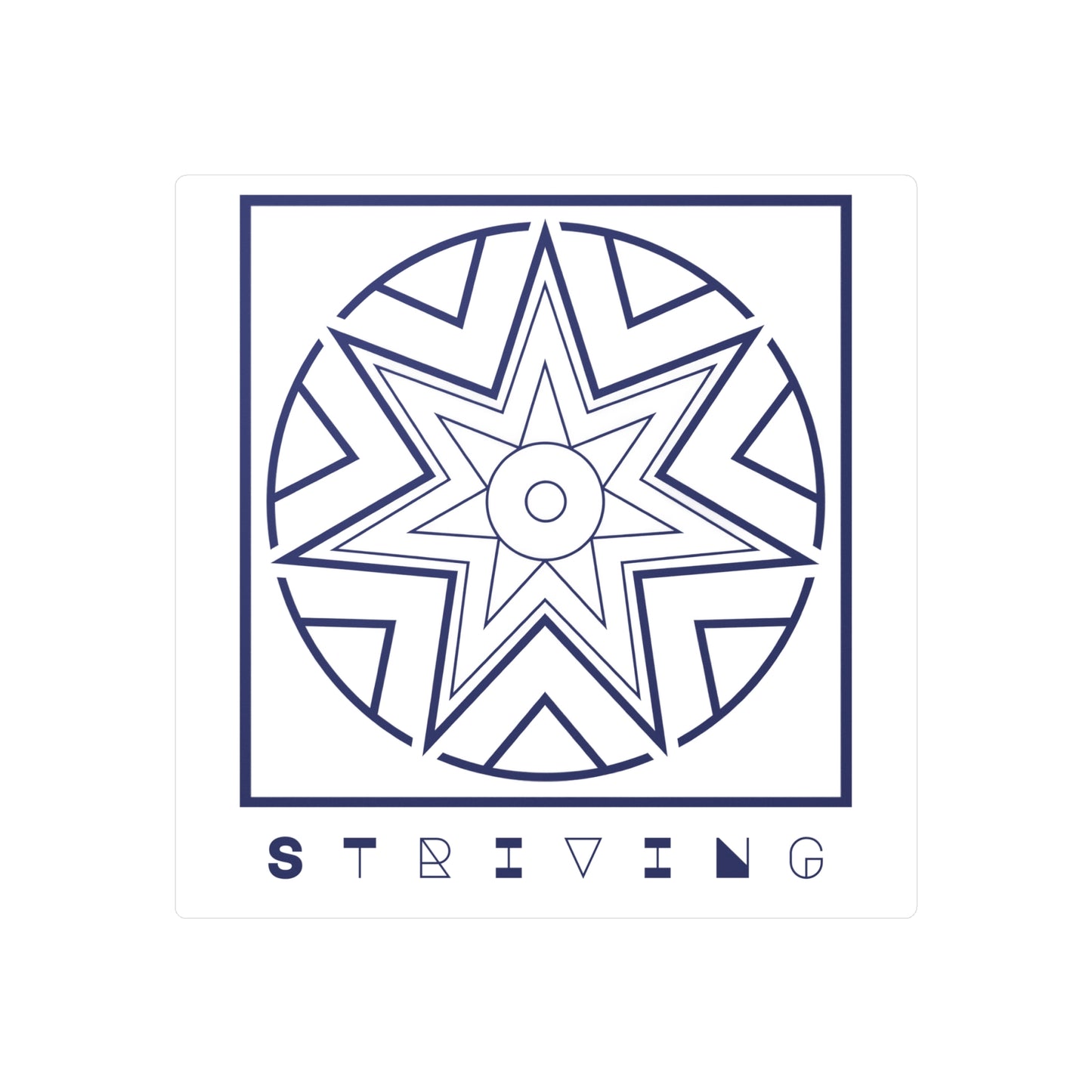Symbols of the Creation-Energy Teaching - DECAL *Streben / Striving* (purple)