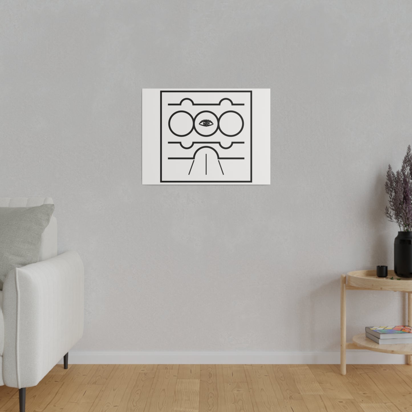 Humanity - Creation-Energy Teaching Symbols - Matte Canvas, Stretched, 0.75"