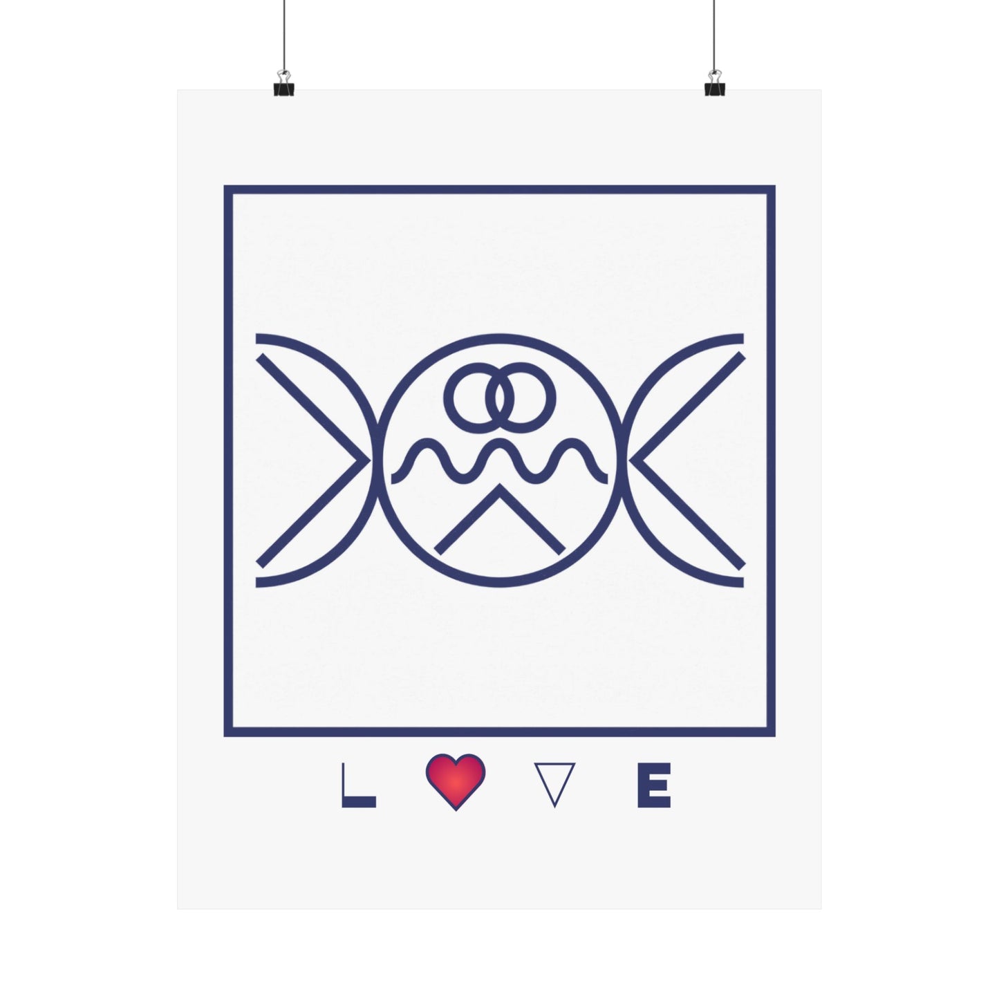 *Love/Liebe* Creation-Energy Inspired Poster