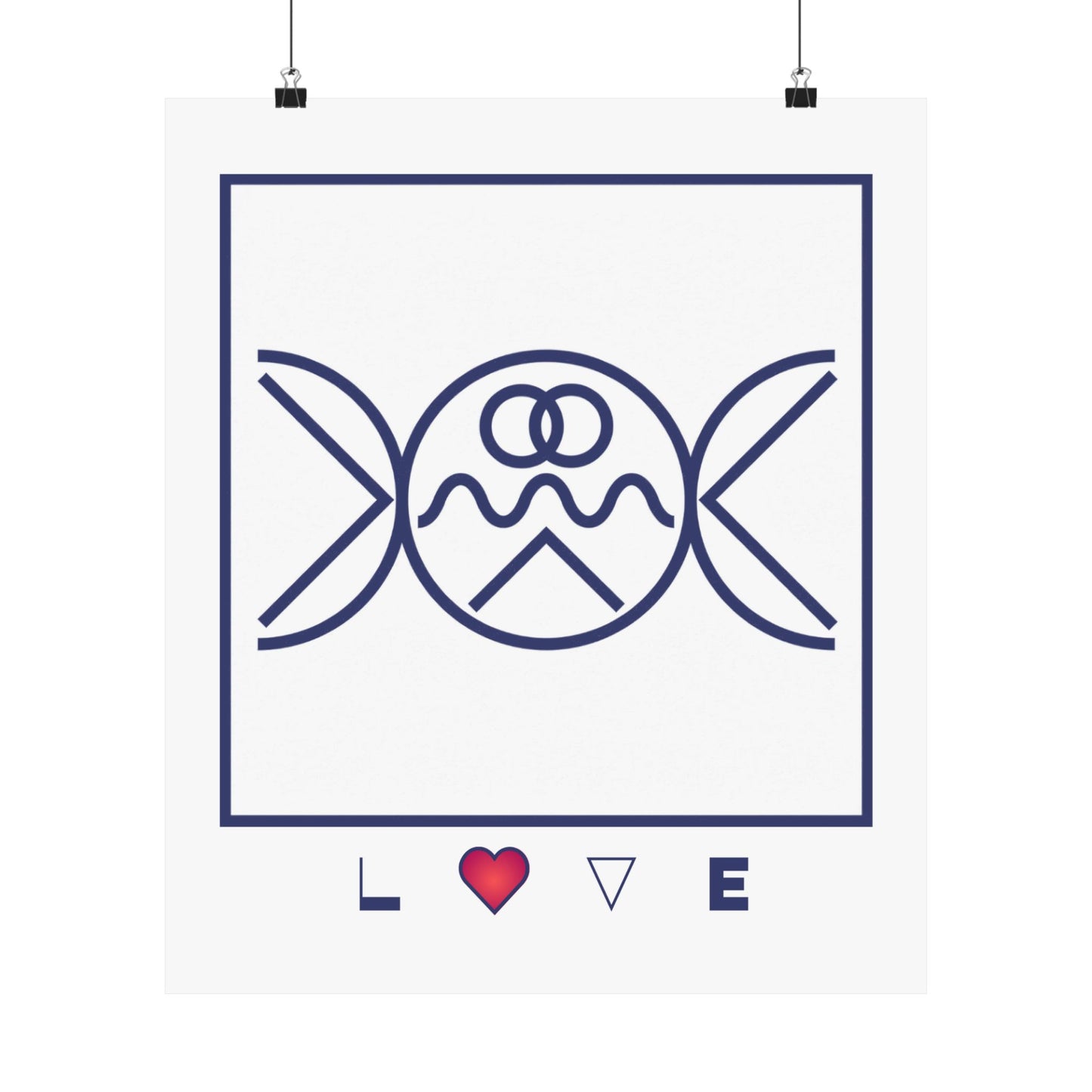 *Love/Liebe* Creation-Energy Inspired Poster