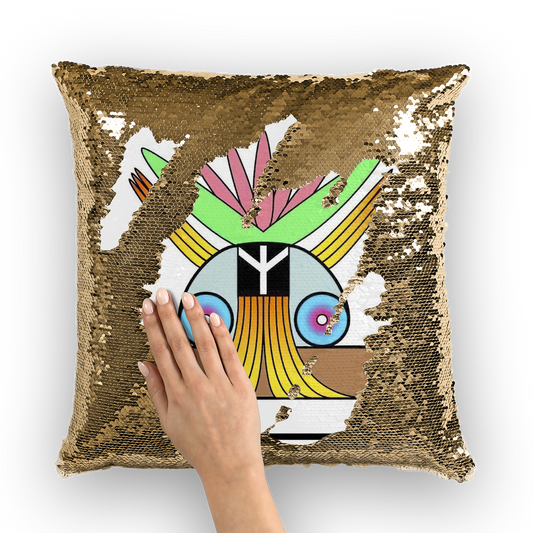 BEAM *Peace* Collection Sequin Cushion Cover